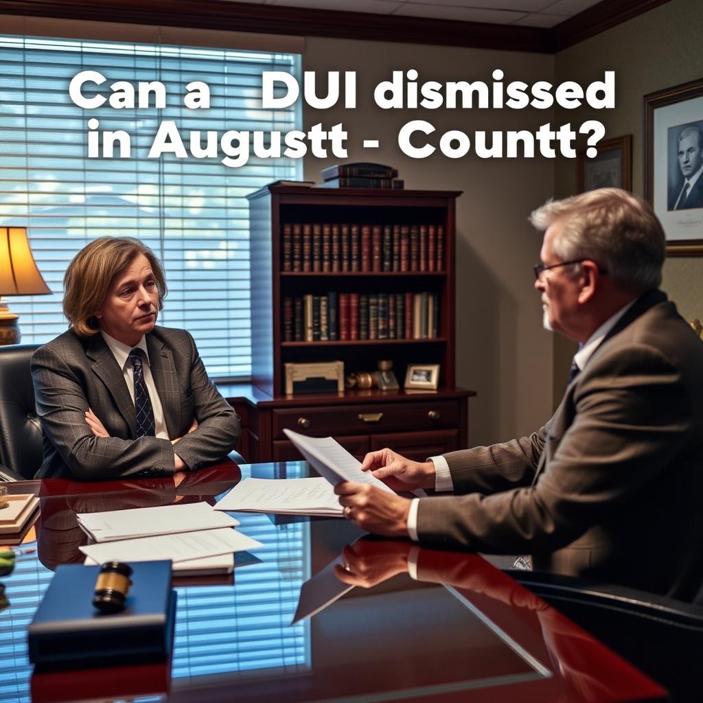 Can a DUI be dismissed in Augusta County